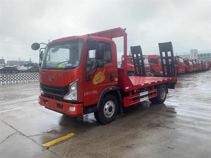 重汽豪曼3280国六平板运输车